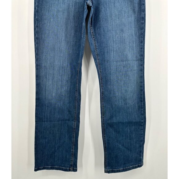 LL Bean BeanFlex Jeans Women 12 M/T Bootcut Leg Favorite Fit High Rise - Picture 3 of 12